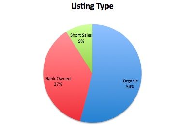 2009 Big Bear Home Sales by Listing Type